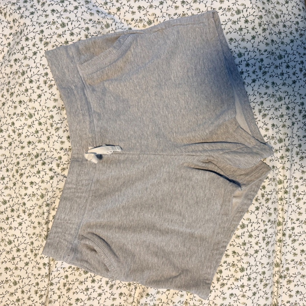 32 Degrees Cool Womens L Heather Gray Lounge Shorts Drawstring Pockets